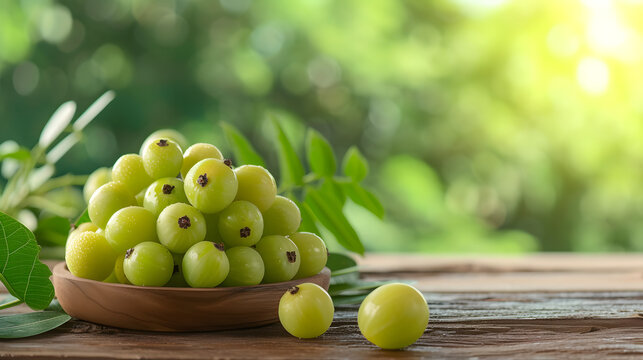 Indian gooseberry(Amla) is a fruit which has been compared to Amrit in Ayurveda,
hence it is also called Amrit fruit. gooseberry(Amla)